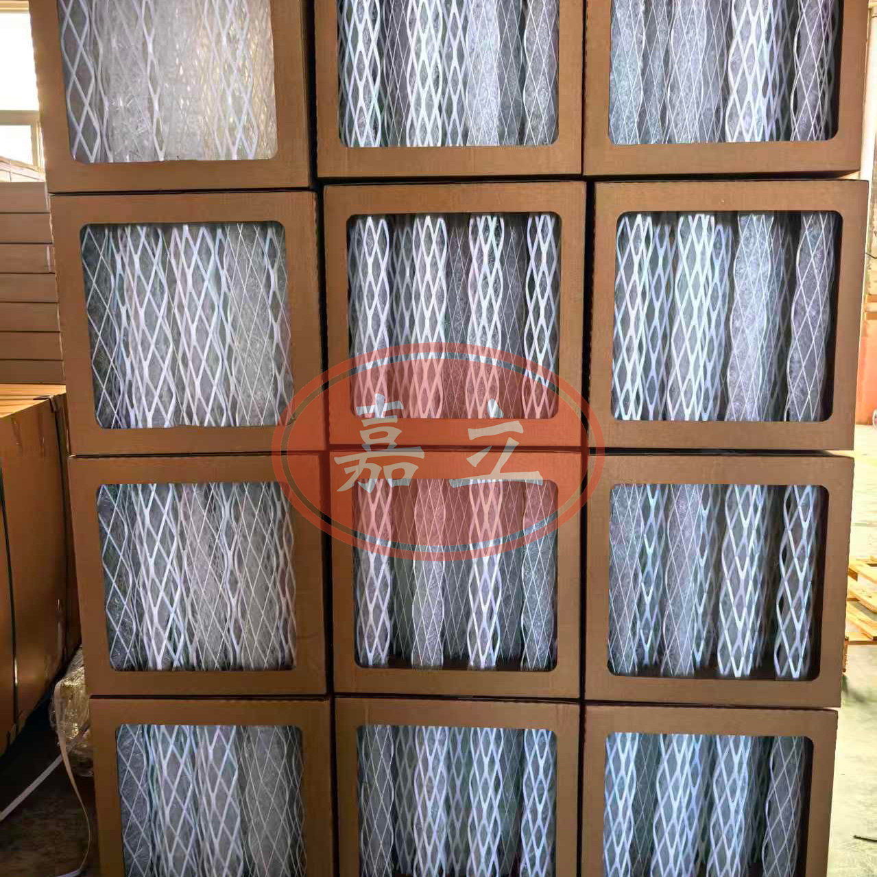 松山湖管委会3D柱型漆雾过滤收集器